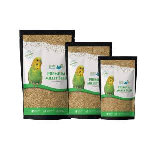 BirdsNature Premium Yellow Millet, Kang Seed Bird Food for Cocktail, Silver, Finches, Munias, Parakeets, Parrots,Quails, Native American Sparrows, Doves, Cardinals & Exotic Birds