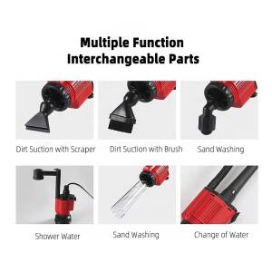 Ny No1 Aquarium Multi-Functional Electric Water Changer/Gravel Cleaner/Water Changing/Filtration 28w 1800l/h