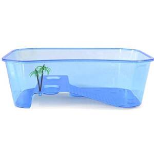NomoyPet Open Turtle Tank (Blue)...