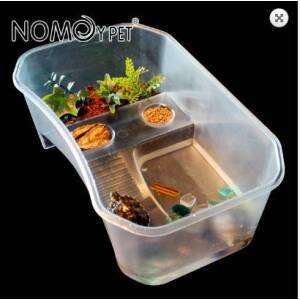 NomoyPet Open Turtle Tank (Blue)...