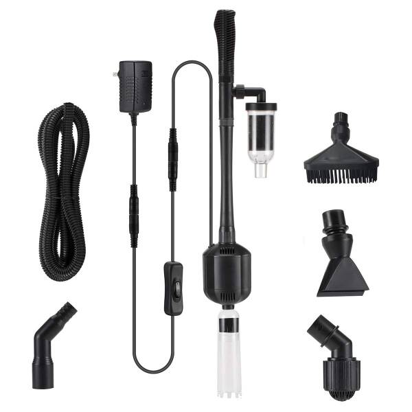 Hygger 12V DC 5-in-1 Aquarium Gravel Vacuum Cleaner