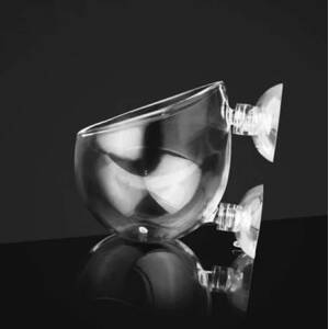 AquaNature Aquarium Fish Tank Glass Plant Pot Bowl Holder Cup