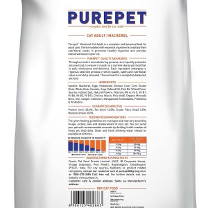 Purepet Mackerel Adult Dry Cat...